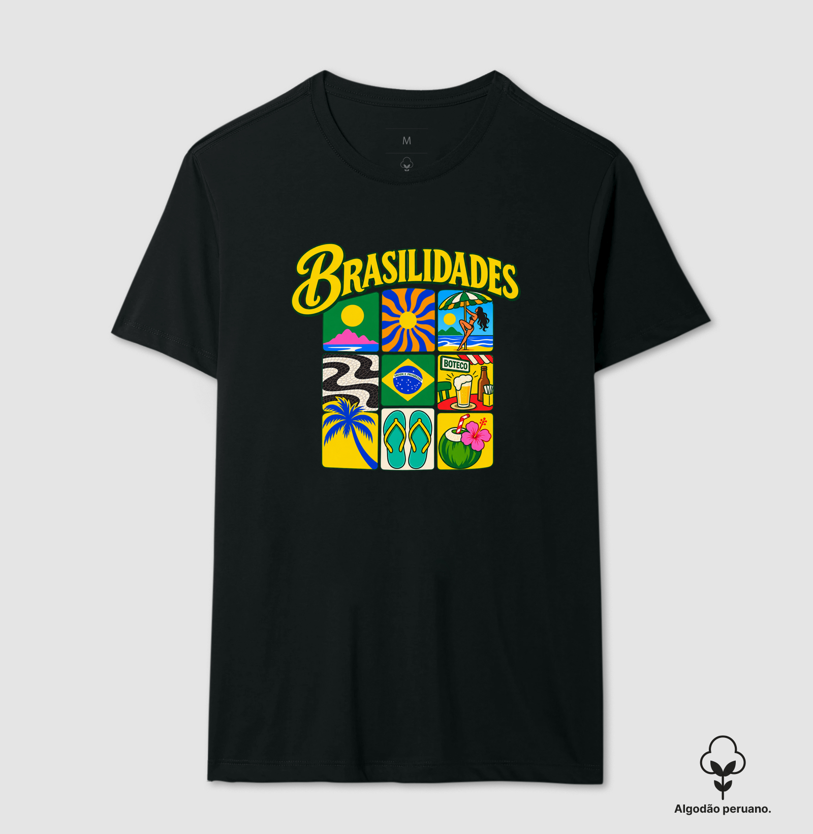 BRASILIDADES - Camiseta Algodão Peruano