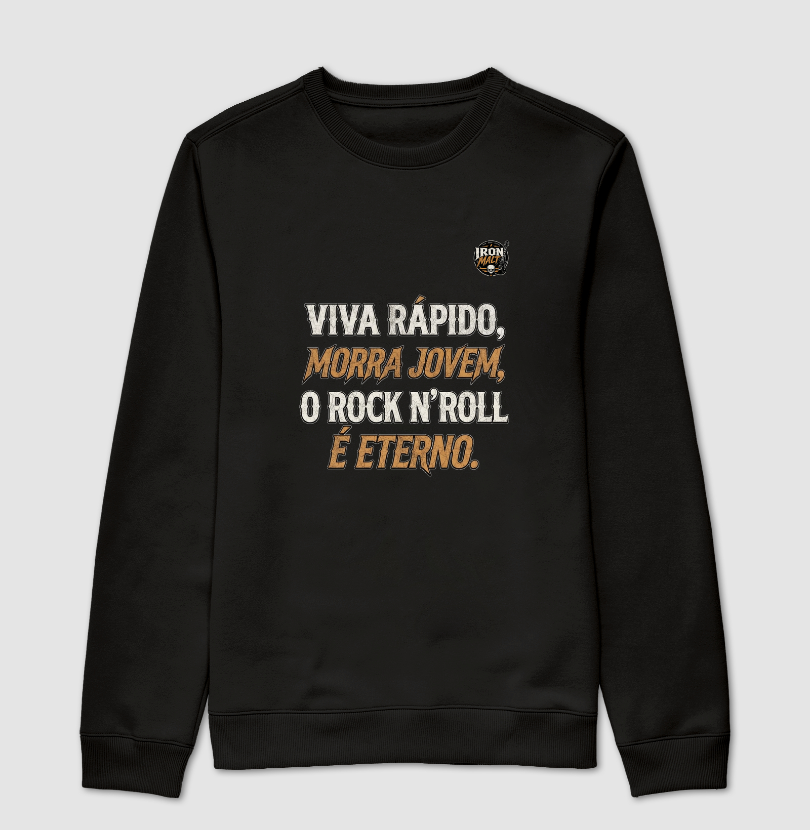Viva rápido, morra jovem, o rock n' roll é eterno