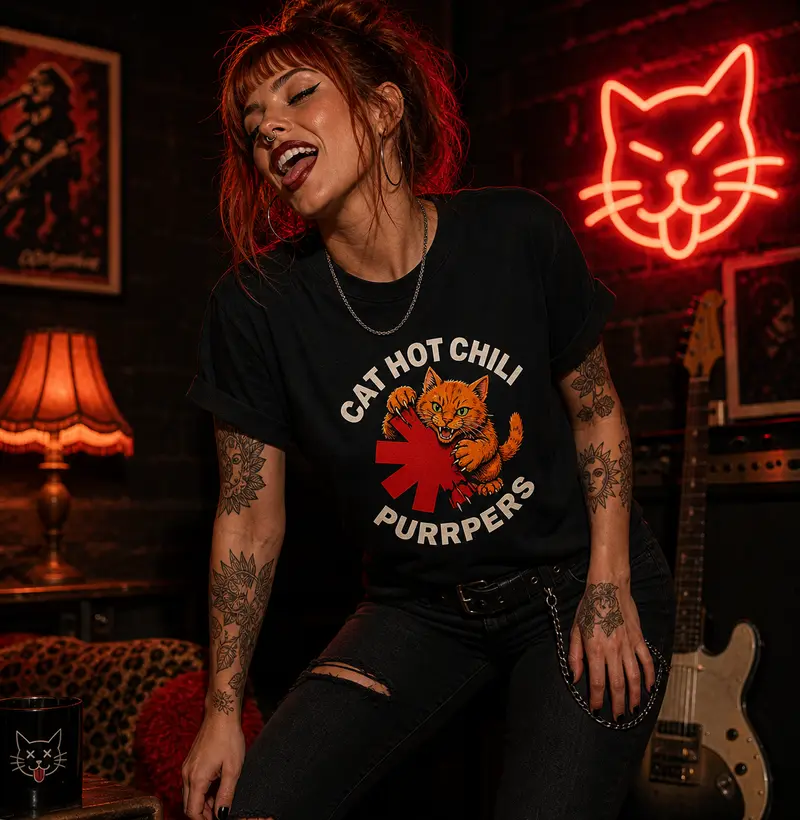 Cat hot chilli purrpers