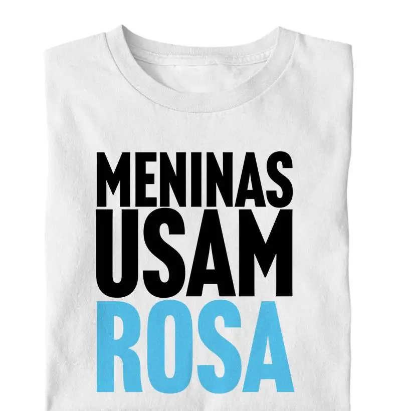 Meninas usam rosa