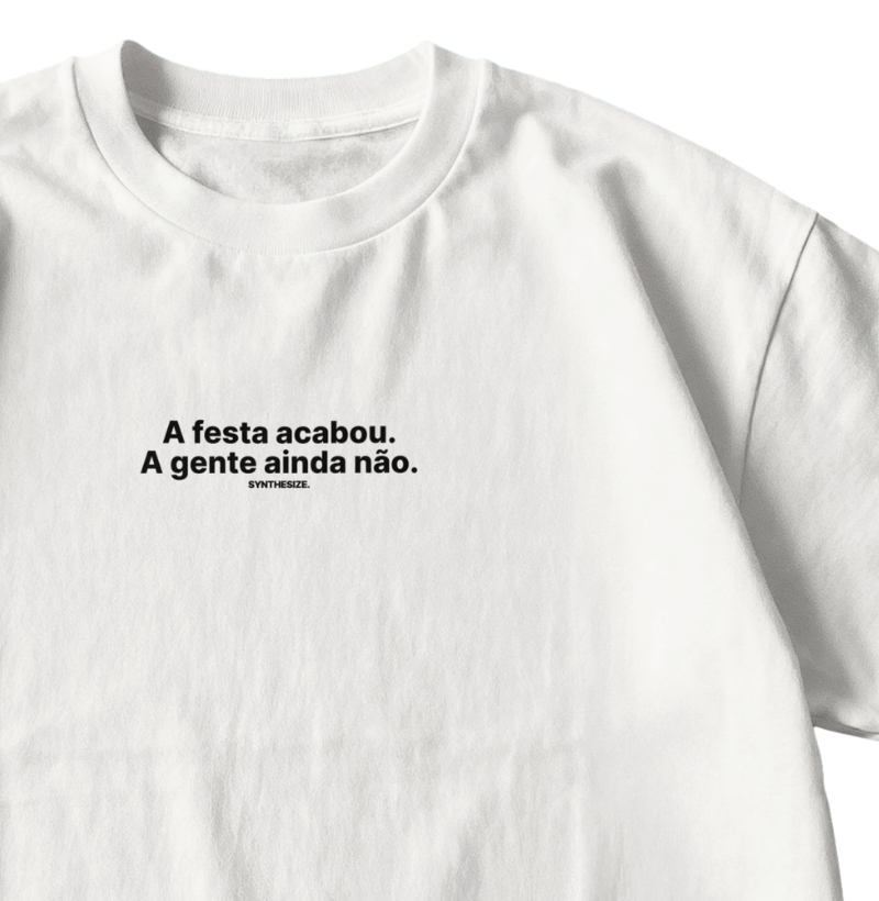 A FESTA ACABOU...