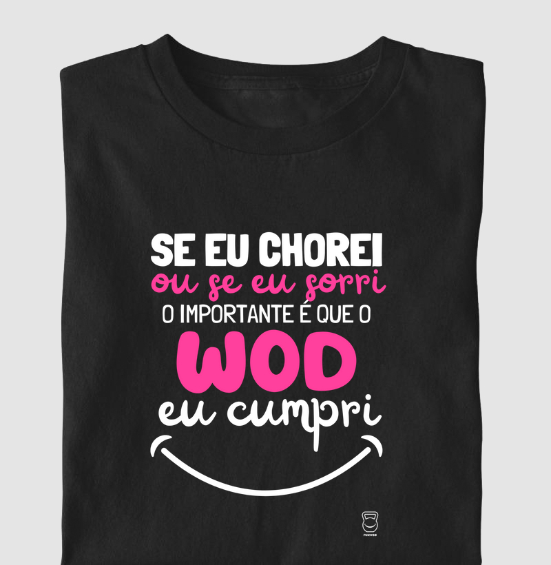 Se eu chorei