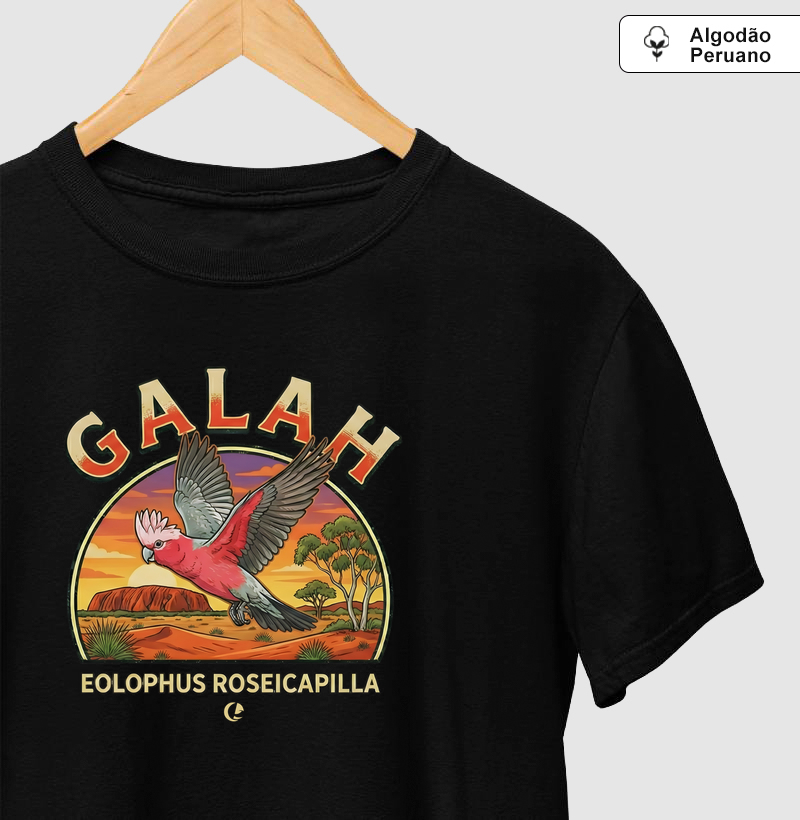 Camiseta Algodão Peruano Galah Sunset