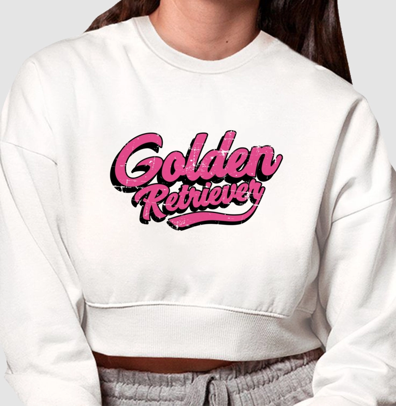 Golden Retriever Estilo Rosa