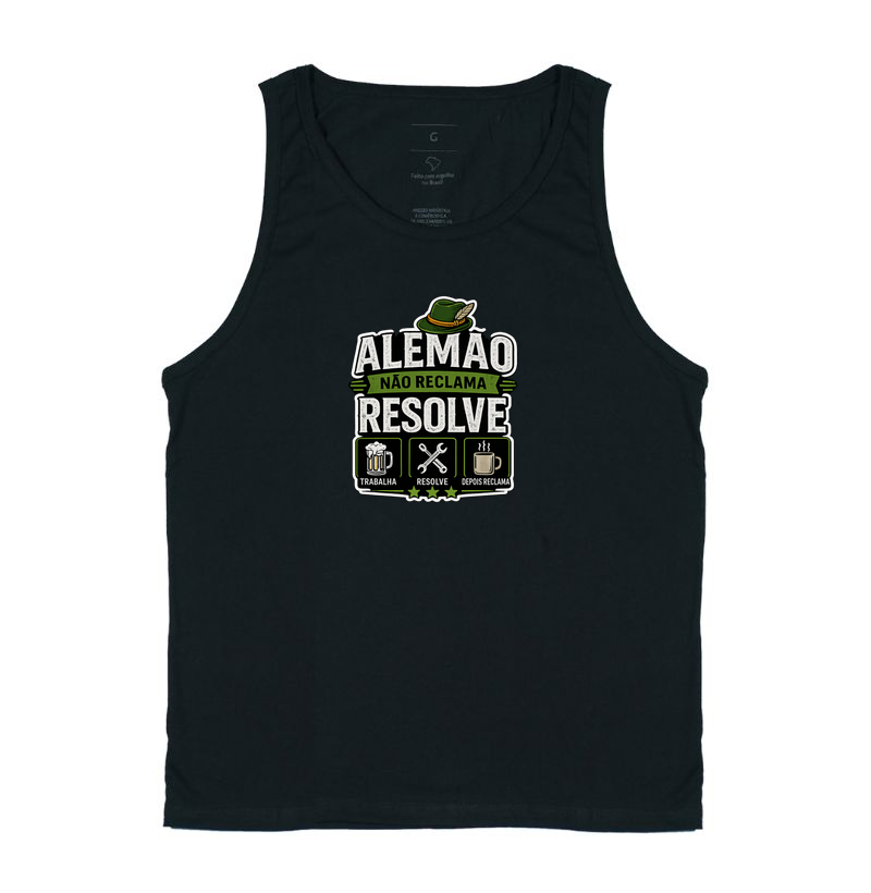 Alemão não reclama, resolve