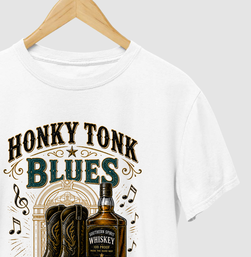 Camiseta Honky Tonk Blues