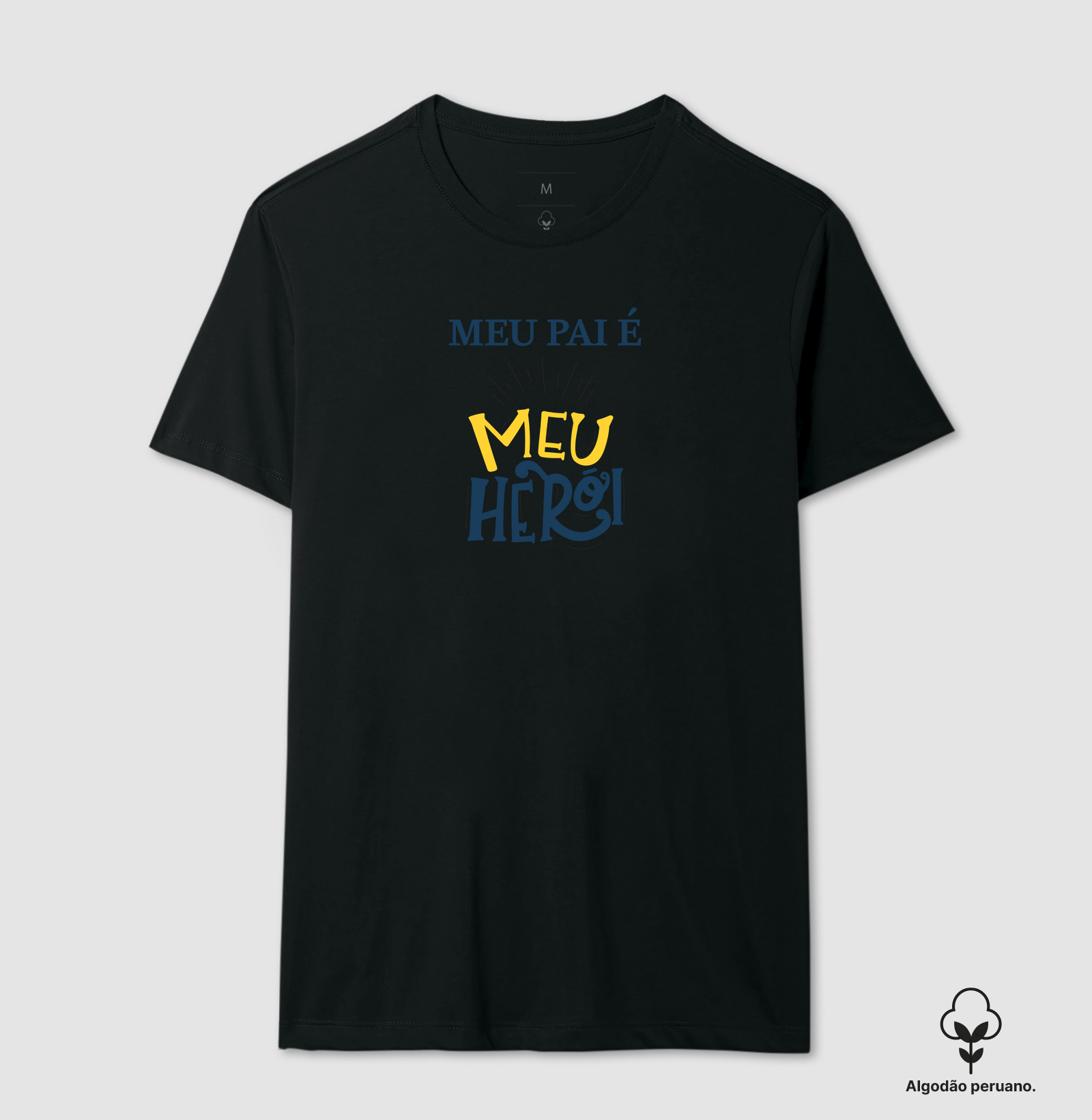 Camiseta pai heroi