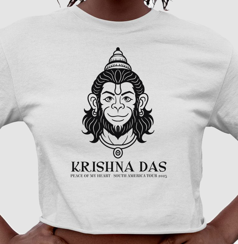 Hanuman Head - Cropped - Estampa Preta