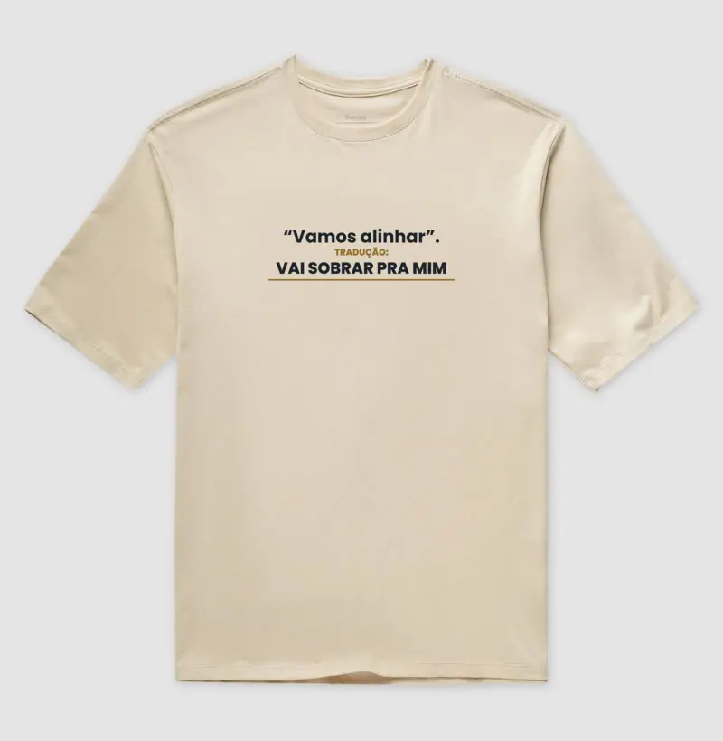 Alinhamento Estratégico - Camiseta Oversized