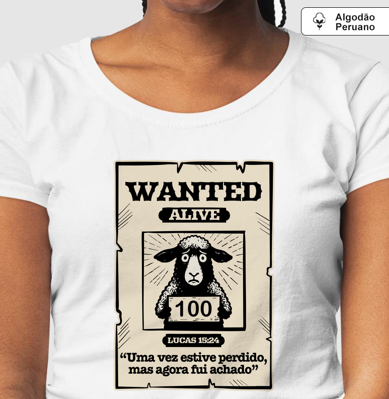 Cartaz "Wanted Alive" Lucas 15:24