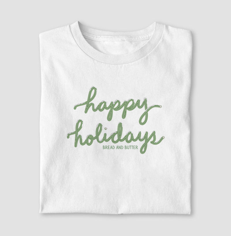 Camiseta Happy Holidays