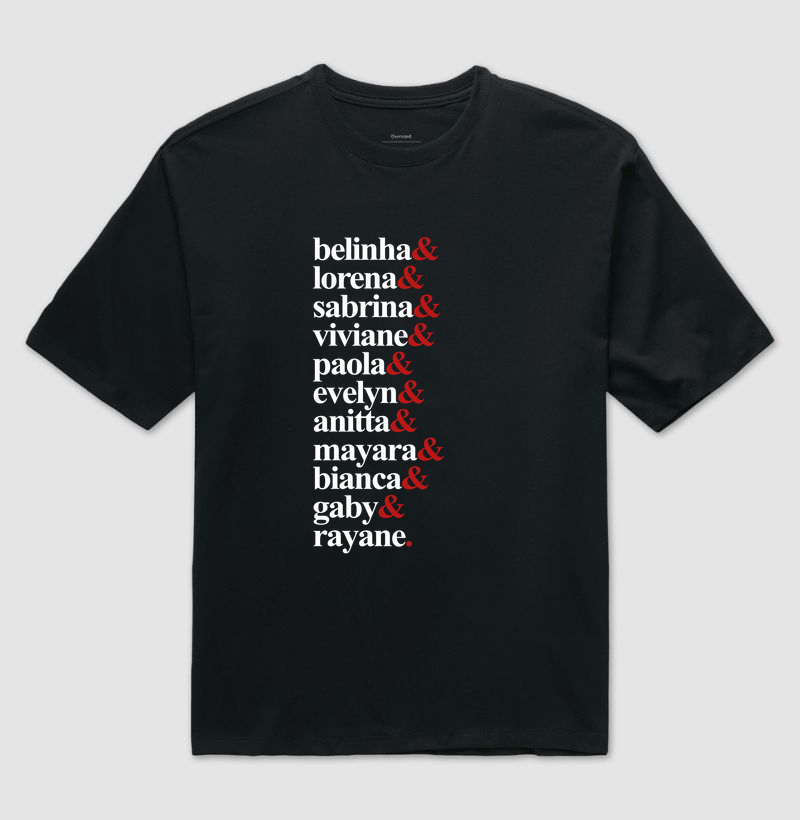 Rainhas do Carnaval RJ - Camiseta Oversized