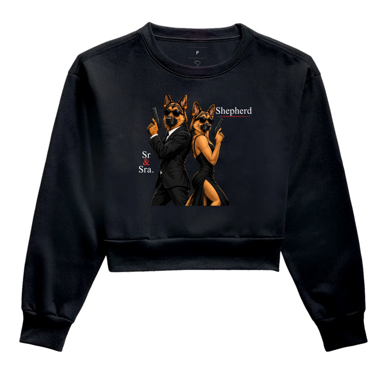 Sr. Sra Shepherd - Cropped Moletom