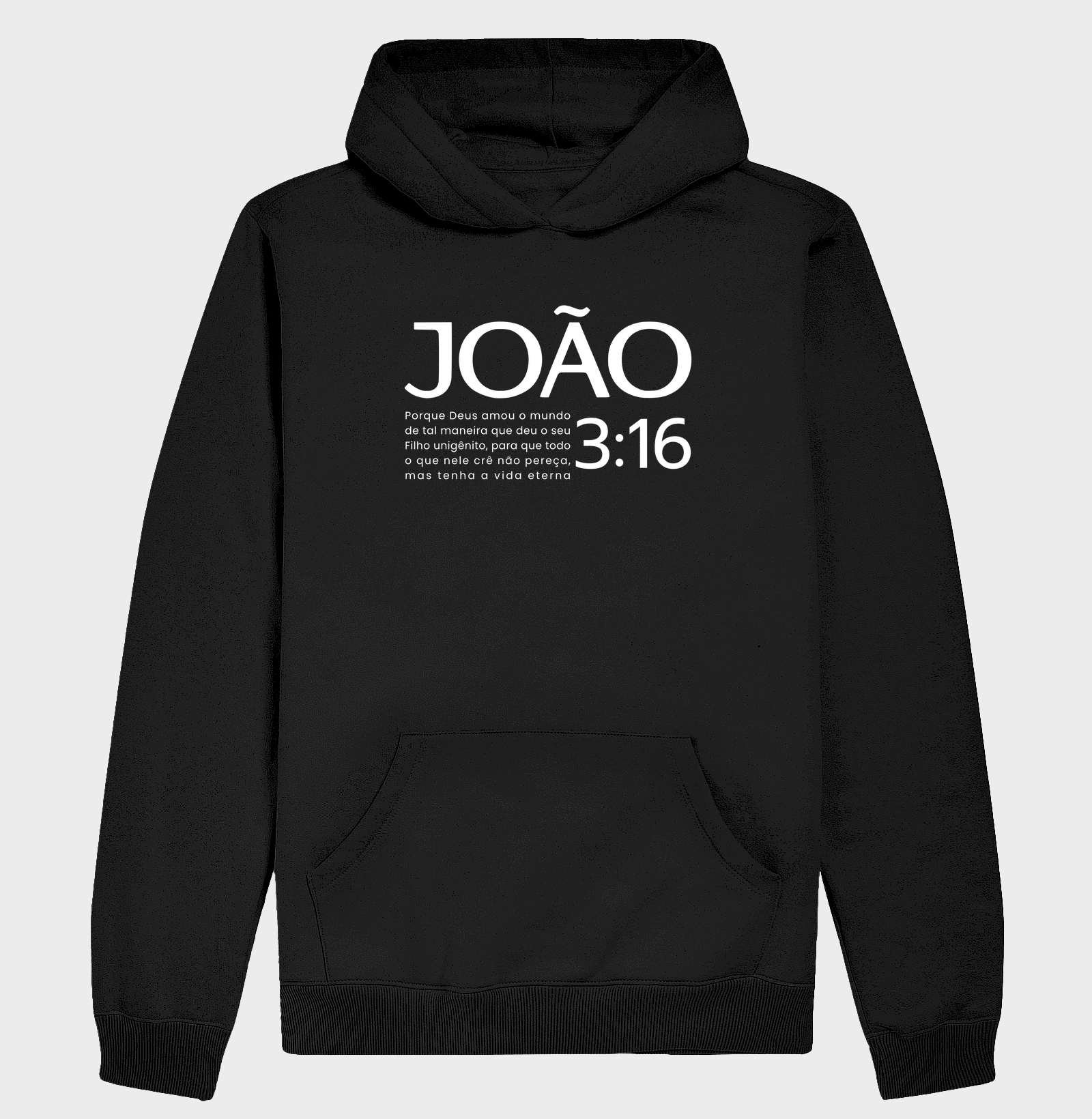 Hoodie Moletom João 3:16