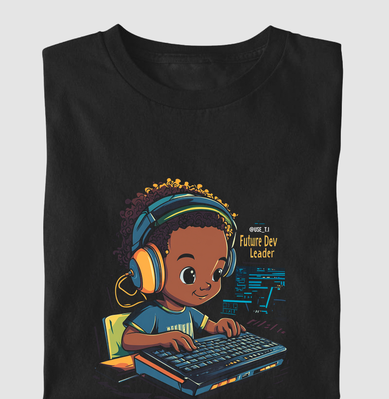 Camiseta Infantil "Future Dev Leader" T.I