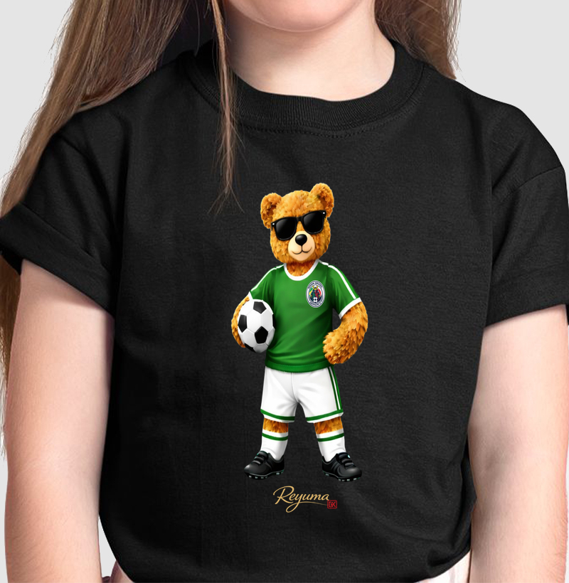 Camiseta Infantil, Menino, Menina, Juvenil Futebol "Mascote NBX" - NBX FC - Algodão 100% 