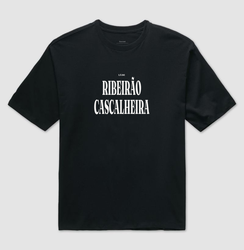 Ribeirão Cascalheira | Tipografia MT - Camiseta Oversized