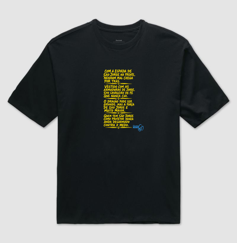 São Jorge Guerreiro - Camiseta Oversized
