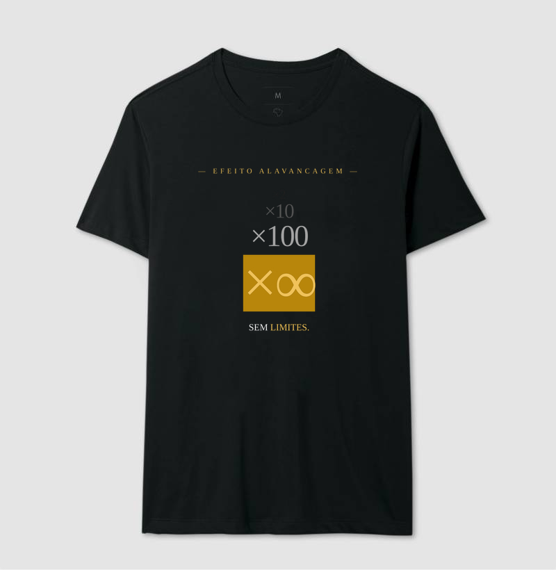 Camiseta | Efeito alavancagem