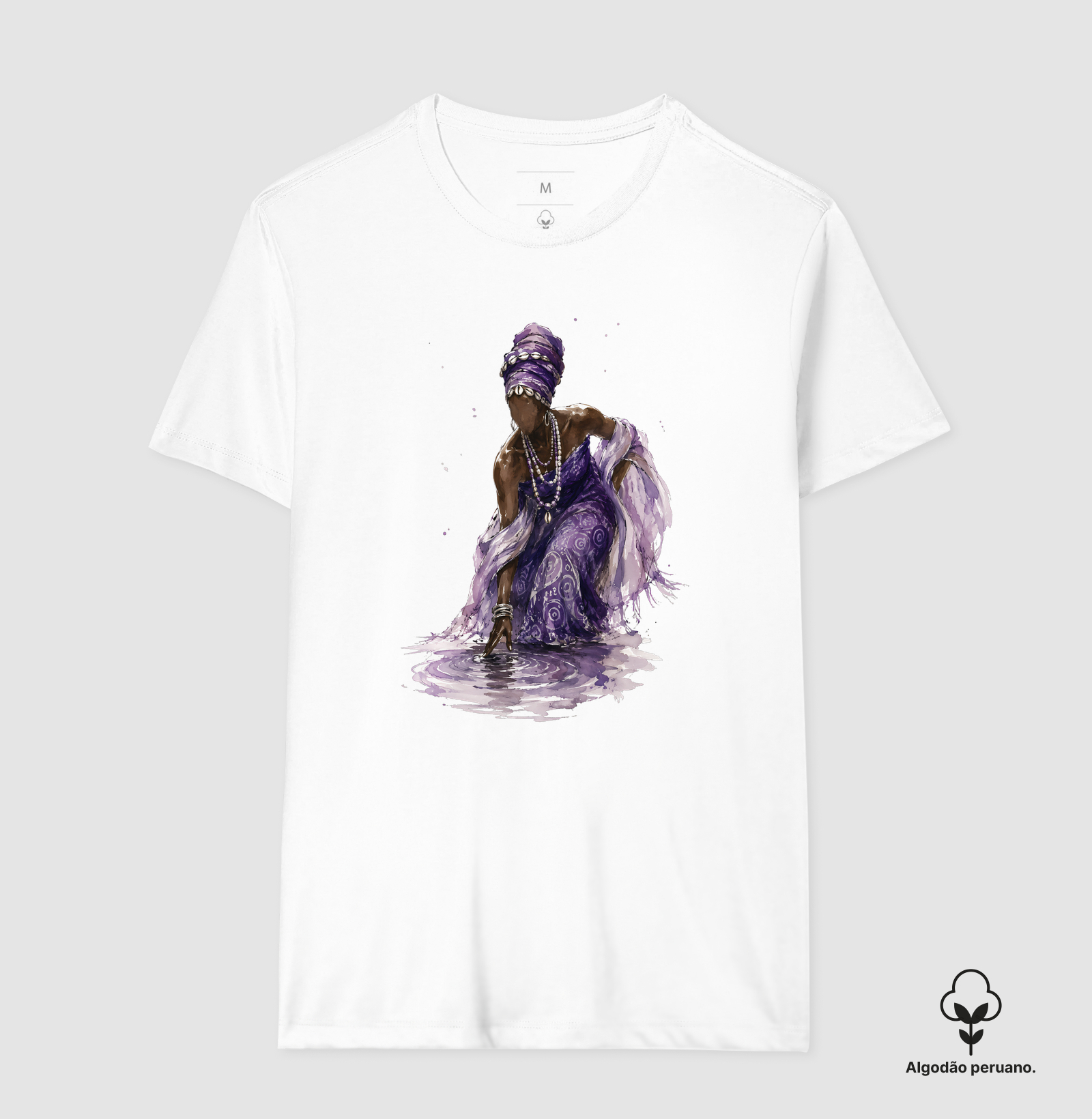 Camiseta Nanã Buruquê / Nanã Buruku - Camiseta Algodão Peruano