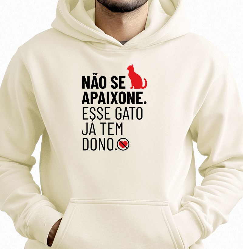 Não se apaixone. Este gato já tem dono
