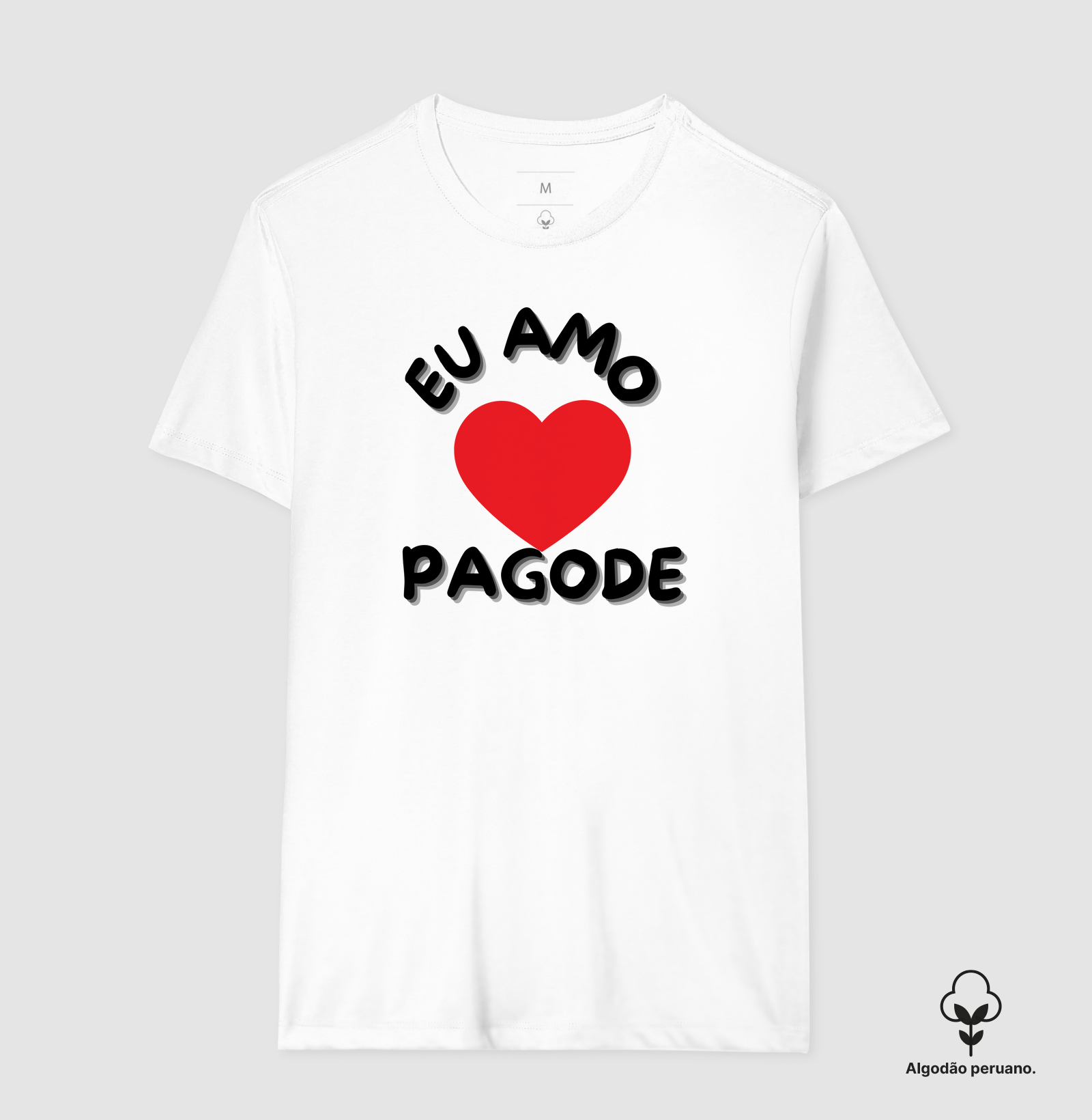 camisa eu amo pagode