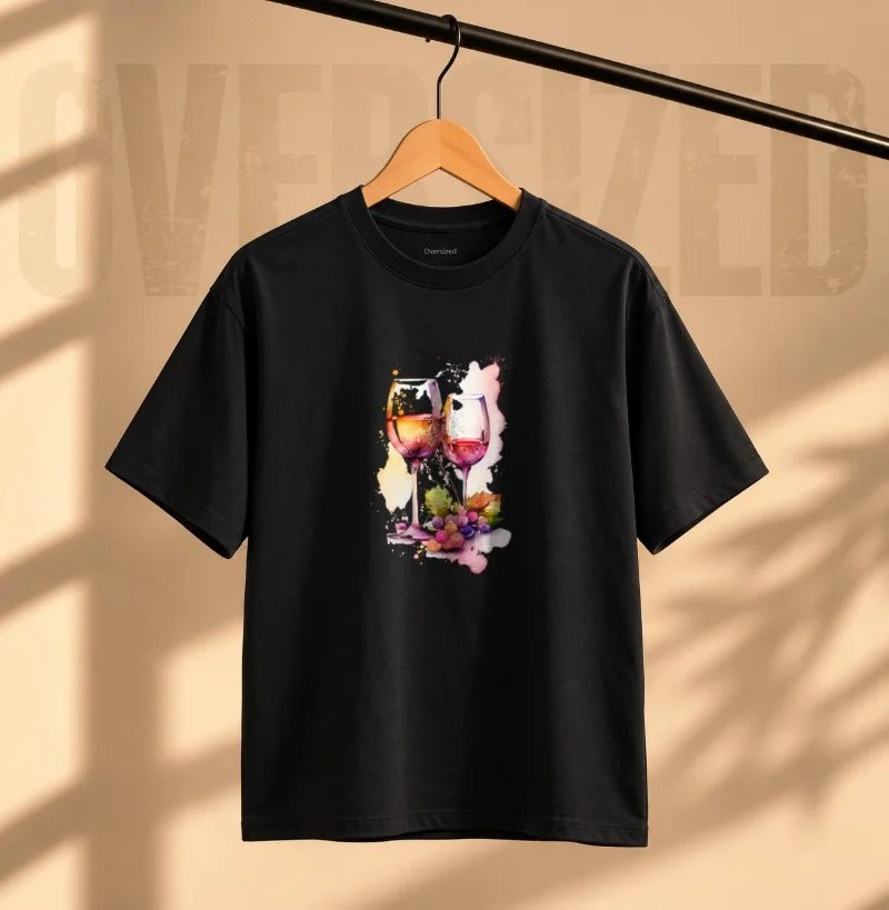 Camiseta Brindando com Arte - Camiseta Oversized