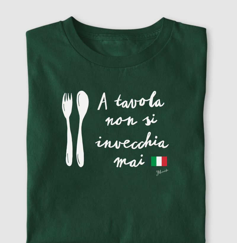 À MESA NÃO SE ENVELHECE NUNCA