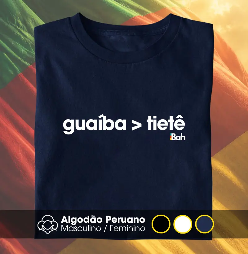 Guaíba > Tietê - Camiseta Algodão Peruano
