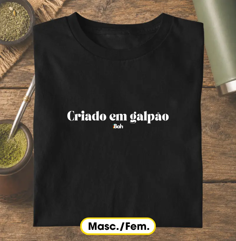Criado em galpão - Camiseta