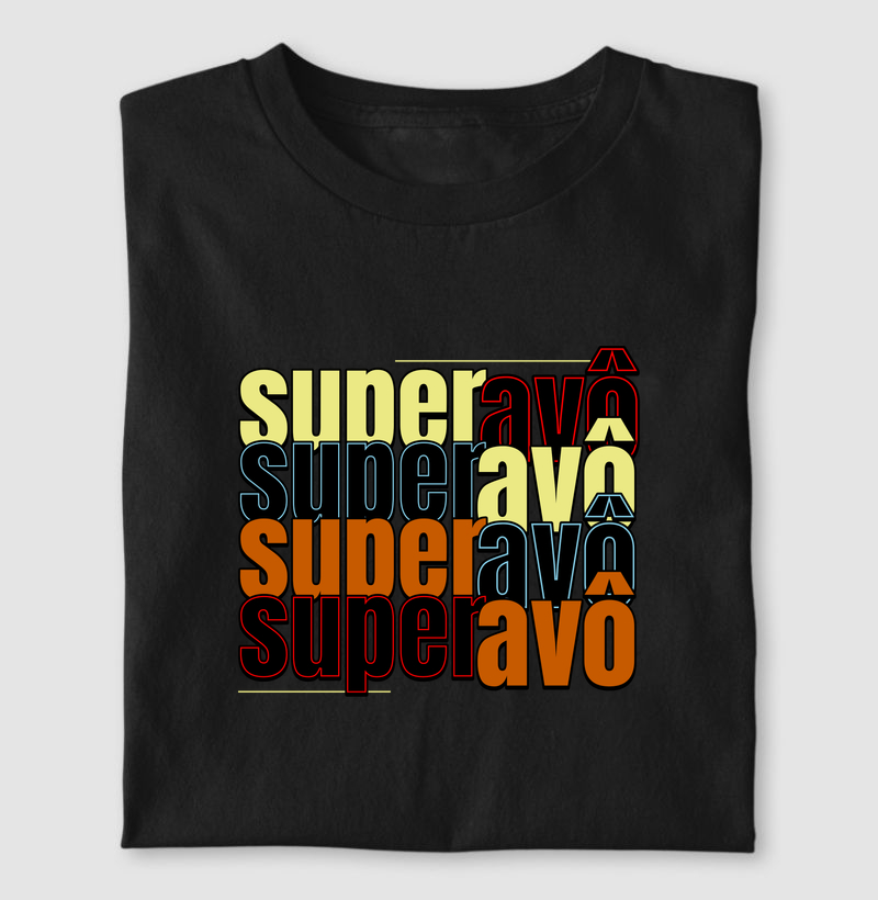 Camiseta Masculina Super Avô - Camiseta