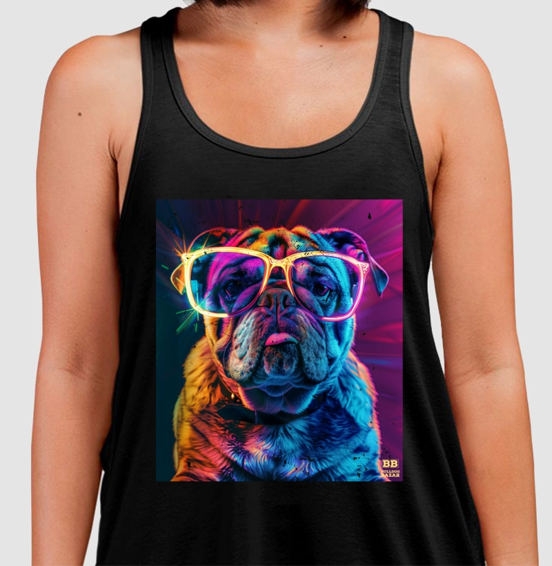 Regata Bulldog Ingles "Oculos Neon 2"