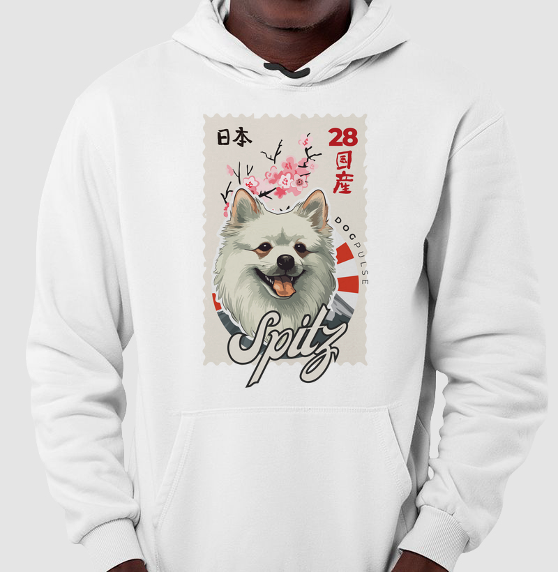 Moletom Nihon Spitz White Dog Pulse