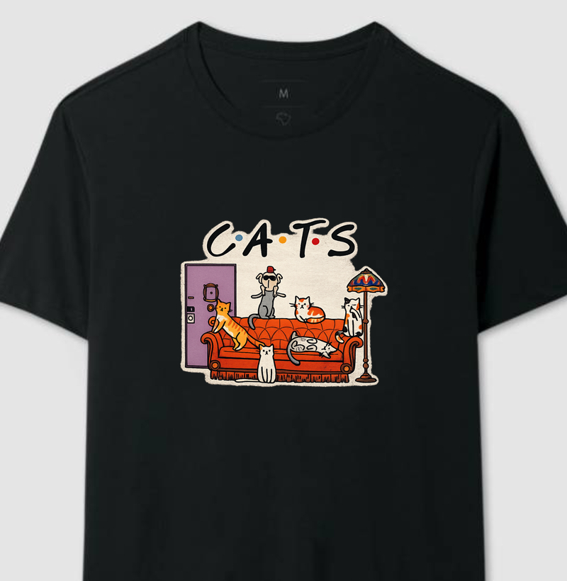 Camiseta Cats Friends