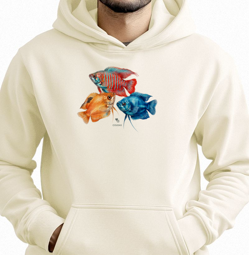 Peixes - Colisas - Moletom Hoodie