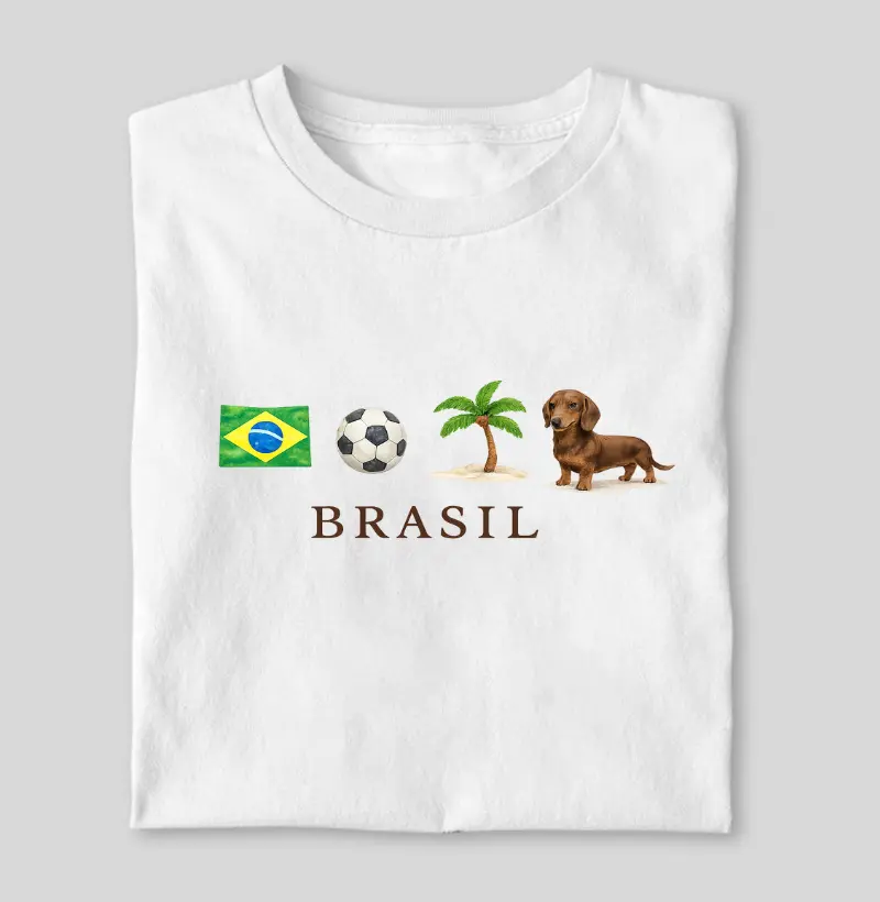 Parte do Brasil salsicha marrom