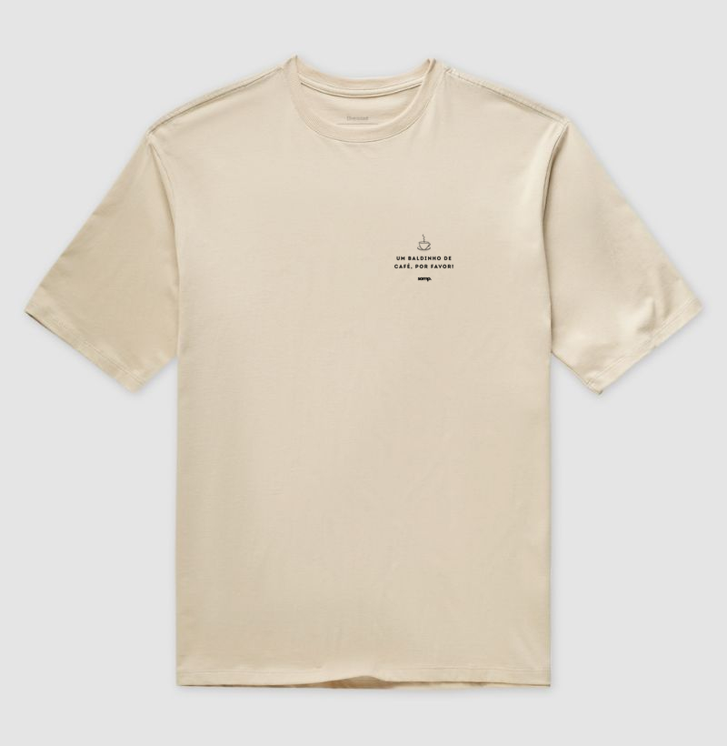 Camiseta Oversized "Baldinho de Café"