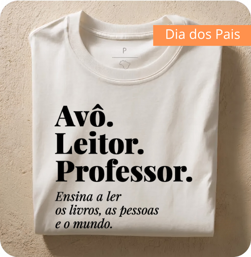Avô. Leitor. Professor.