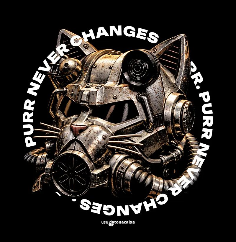 Purr Never Changes - Camiseta
