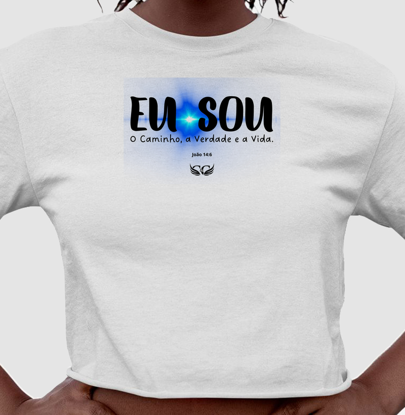 CroPped Personalizado Eu Sou. João 14.6
