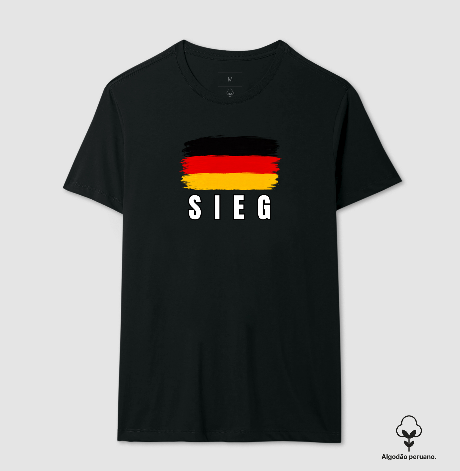 Sieg - Camiseta Algodão Peruano