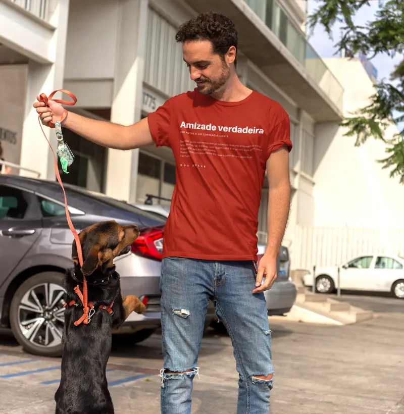 Camiseta Dog Pulse Pawsitivity Collection – True Friendship