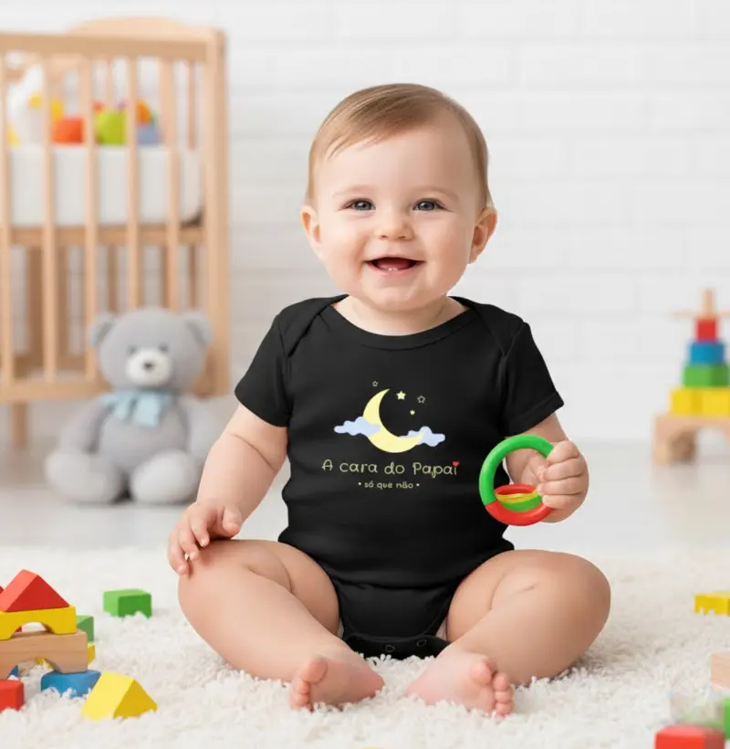 Body Bebê A cara do Papai - SQN