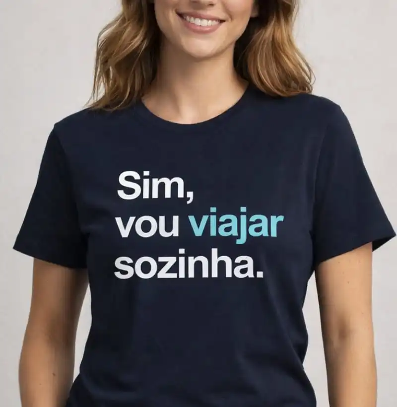 Sim, vou viajar sozinha