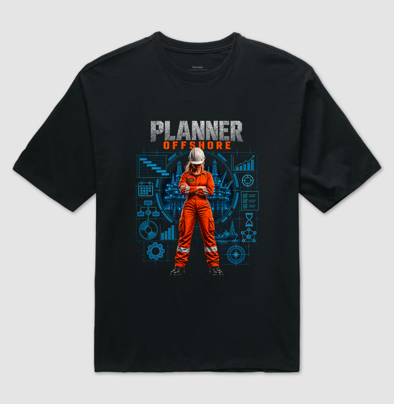 Planner Offshore Mulher Hero - Camiseta Oversized
