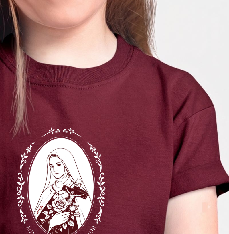 T-shirt Infantil - Santa Teresinha do Menino Jesus