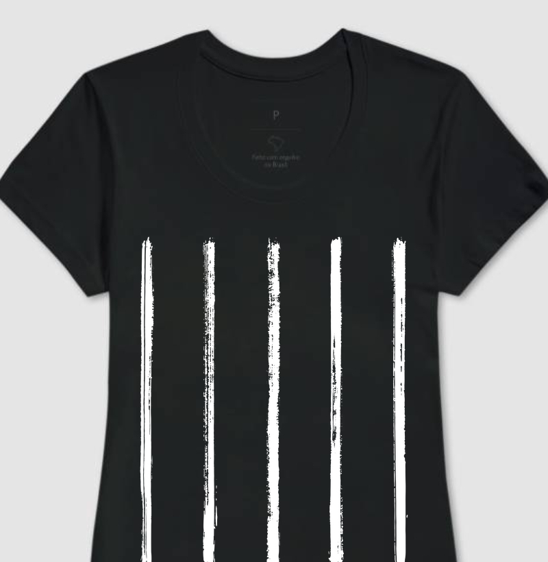 Camiseta Listrada