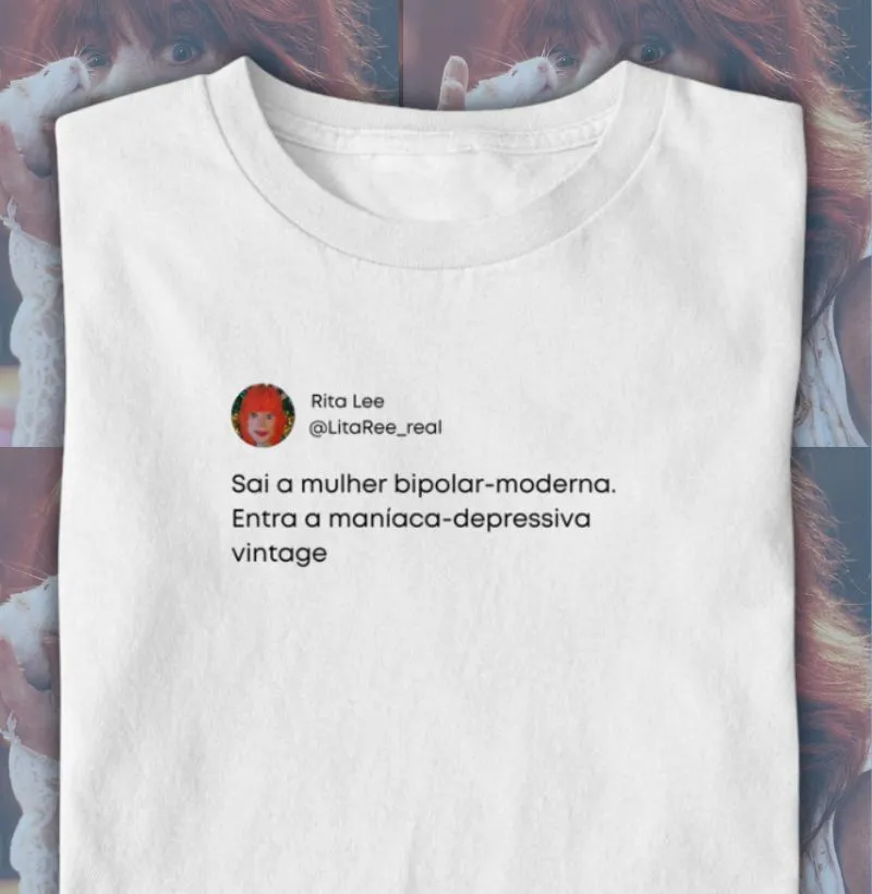 maníaca-depressiva vintage - tweet rita lee