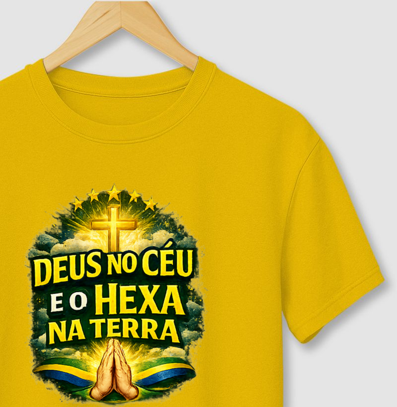 🙏🇧🇷 Deus no Céu e o Hexa na Terra – Fé, Paixão e Brasil no Coração!