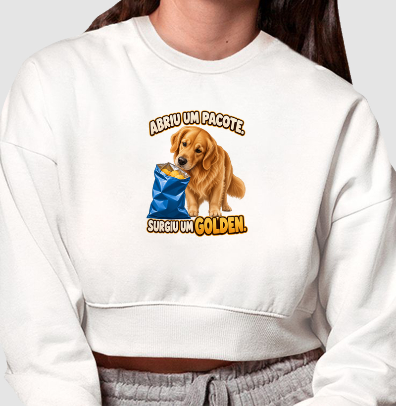 Abriu um pacote. Surgiu um Golden.